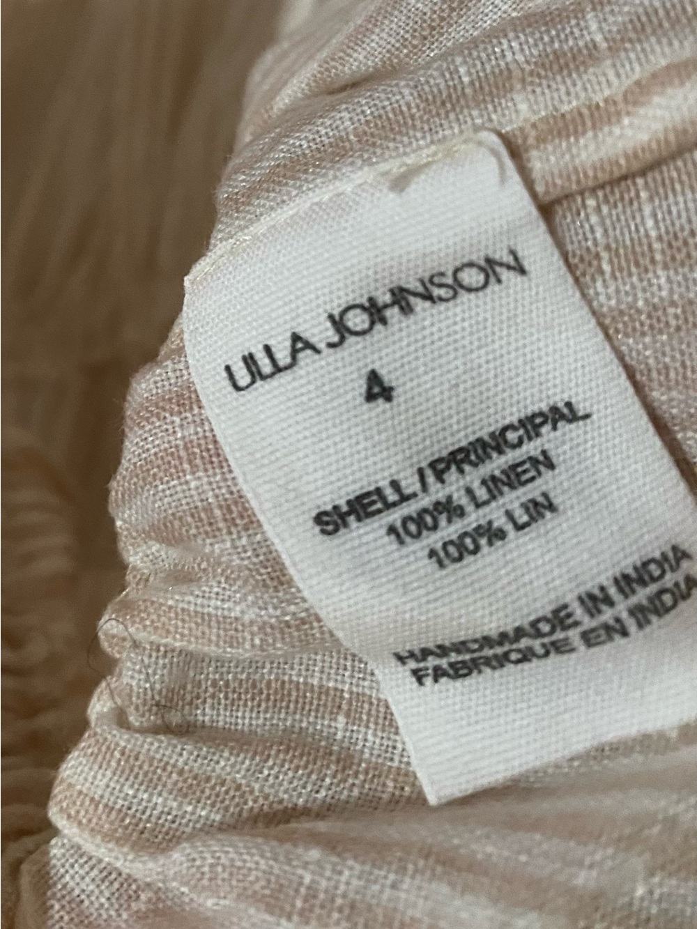 Ulla Johnson Linen Ruffled Peplum Blouse - Picture 13 of 13